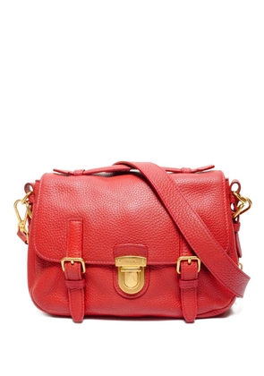 Prada Pre-Owned 2000-2020s Vitello Daino leather shoulder bag - Red