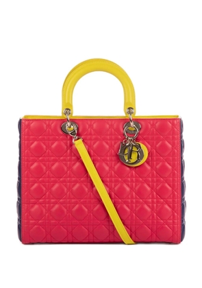 Christian Dior Pre-Owned 2010s quilted shoulder bag - Pink