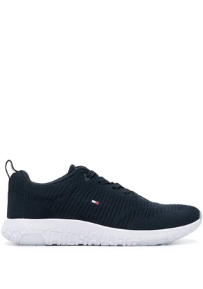 Tommy Hilfiger ribbed texture sneakers - Blue