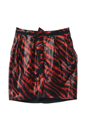 Isabel Marant Vintage Yelena animal-print mini skirt - Red