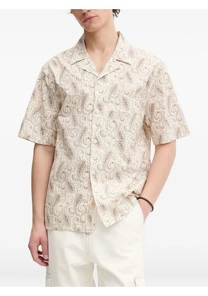 IRO paisley-pattern short-sleeve shirt - Neutrals