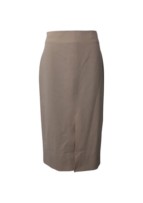 Co front-split pencil skirt - Neutrals