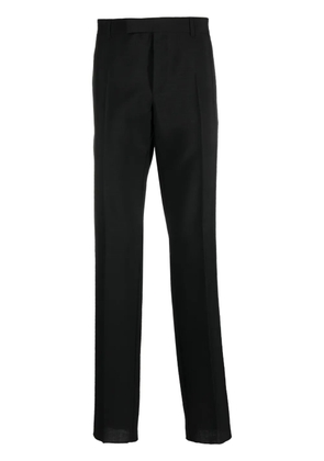 Versace straight-leg wool trousers - Black