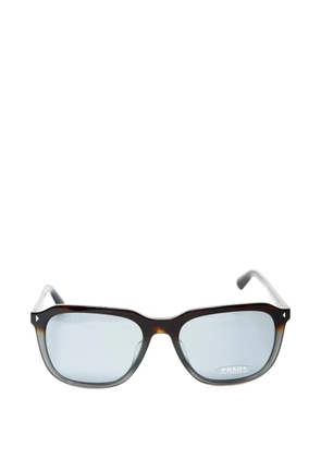 Prada Pre-Owned 2010s geometric-frame sunglasses - Brown