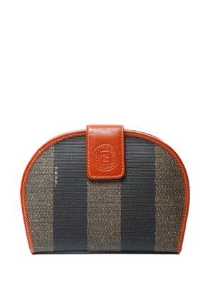 Fendi Pre-Owned 1990s-2000s striped wallet - Brown