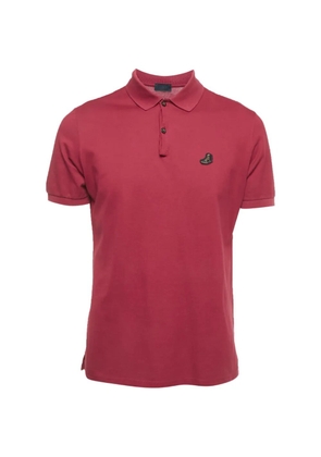 Lanvin Pre-Owned logo-patch polo shirt - Red