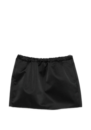 Nº21 woven mini skirt - Black