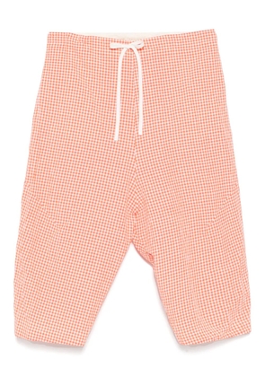 Forme D'expression gingham check pattern pants - Red