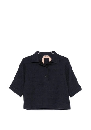 Nº21 woven blouse - Blue