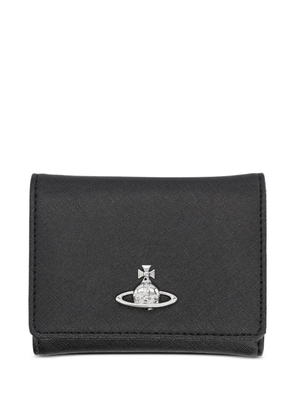 Vivienne Westwood Orb-plaque clasp wallet - Black