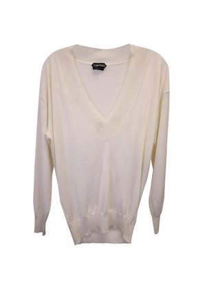 Tom Ford Vintage cashmere v-neck sweater - Neutrals