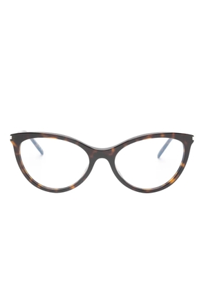 Saint Laurent Eyewear cat-eye glasses - Brown