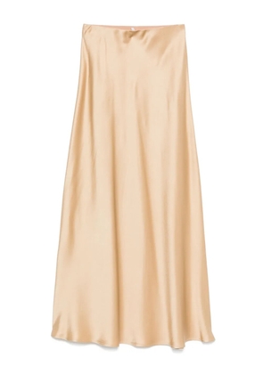Liviana Conti high-rise skirt - Gold