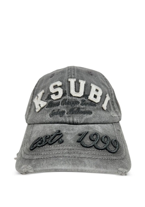Ksubi Duke embroidered baseball cap - Grey