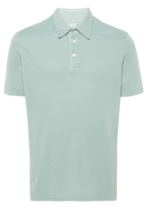 Fedeli piqué-weave polo shirt - Green