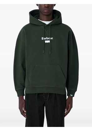 Levi's x Barbour logo-detail hoodie - Green