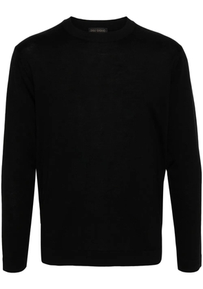 Dell'oglio crew-neck merino wool jumper - Black