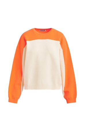 Essentiel Antwerp two-tone ribbed-cuff sweatshirt - Neutrals