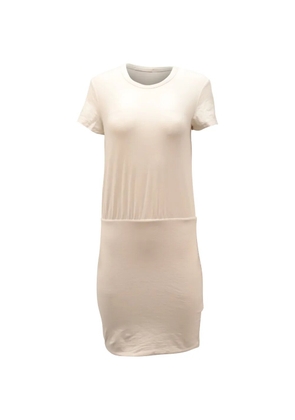 James Perse crew-neck mini T-shirt dress - Neutrals