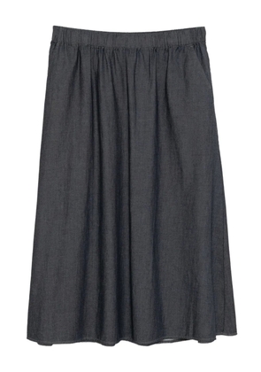Eileen Fisher cotton midi skirt - Blue