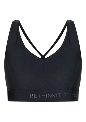 RETHINKIT STUDIOS cross-back tank top - Black