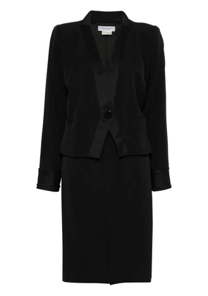 Saint Laurent Pre-Owned circa 1989 wool suit - Black