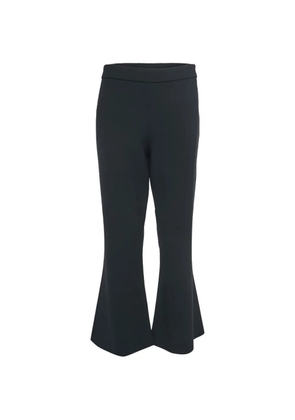 Moschino Pre-Owned crepe flared trousers - Black