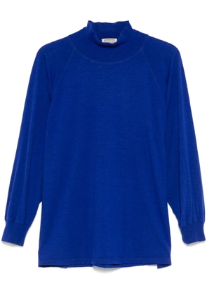 Versace Pre-Owned 1980s wool sweater - Blue