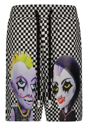 Haculla Hometown Lovers cotton shorts - Black