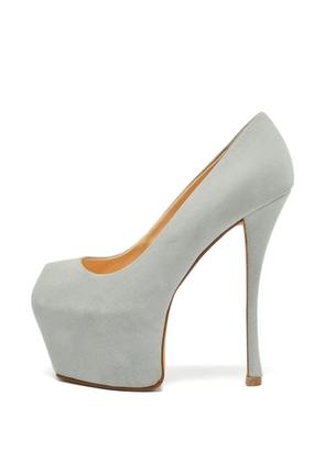 Giuseppe Zanotti Vintage Liza platform peep-toe pumps - Grey