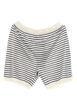 Prada Pre-Owned 2022 striped shorts - White