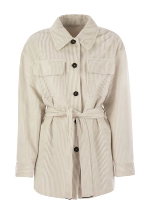 Brunello Cucinelli corduroy shirt - Neutrals