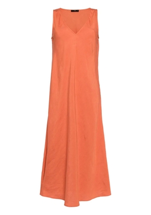 VOZ V-neck sleeveless maxi dress - Brown