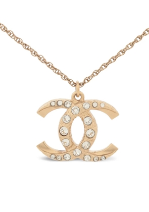 CHANEL Pre-Owned 2017 rhinestone necklace - Gold