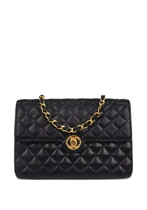 CHANEL Pre-Owned 2007 quilted chain shoulder bag - Black
