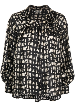 Max & Moi Lua silk blouse - Black