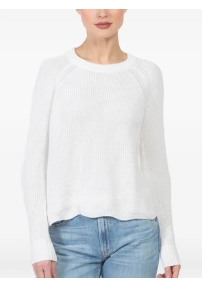 Autumn Cashmere knitted crew-neck sweater - White