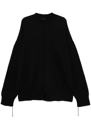 Andrea Ya'aqov knitted crew-neck sweater - Black