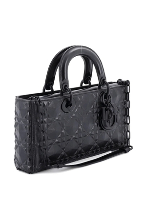 Christian Dior Pre-Owned Ultra Matte Lady D-Joy Bag Diamond Motif Cannage Calfskin Medium satchel - Black