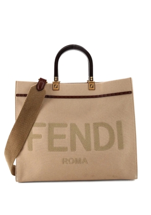 Fendi Pre-Owned Sunshine Shopper Canvas Medium tote bag - Brown