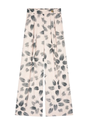 DRIES VAN NOTEN pleated wide-leg trousers - Neutrals