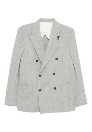 Lardini double-breasted blazer - Grey
