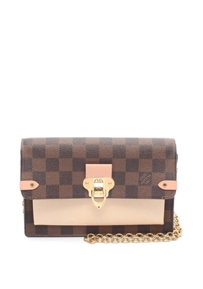 Louis Vuitton Pre-Owned 2019 Damier Ebene Vavin Wallet on Chain crossbody bag - Brown