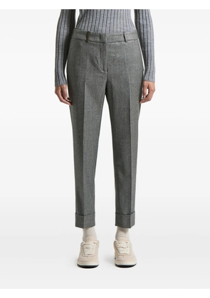 Peserico cuffed trousers - Grey