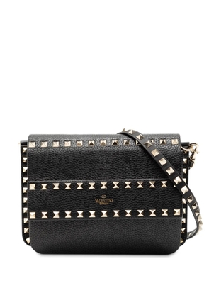 Valentino Garavani Pre-Owned 2018-2025 Small Grained Calfskin Rockstud crossbody bag - Black