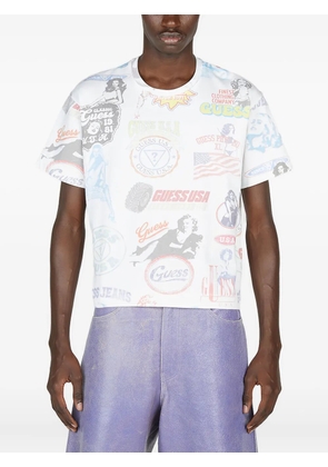 GUESS USA all-over-print T-shirt - White