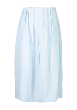 Odeeh gathered midi skirt - Blue
