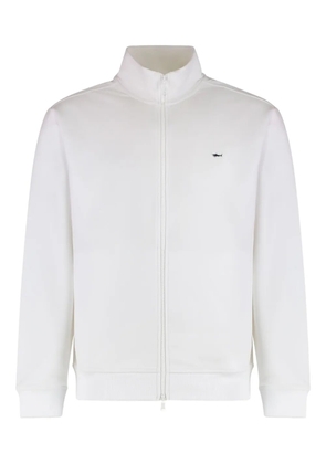 Paul & Shark logo-patch jacket - White