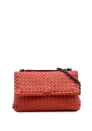 Bottega Veneta Pre-Owned 2012-2025 Small Nappa Intrecciato Olimpia shoulder bag - Red
