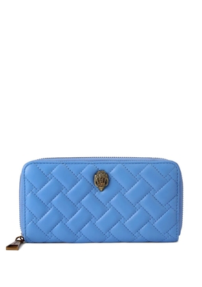 Kurt Geiger London quilted zipped wallet - Blue